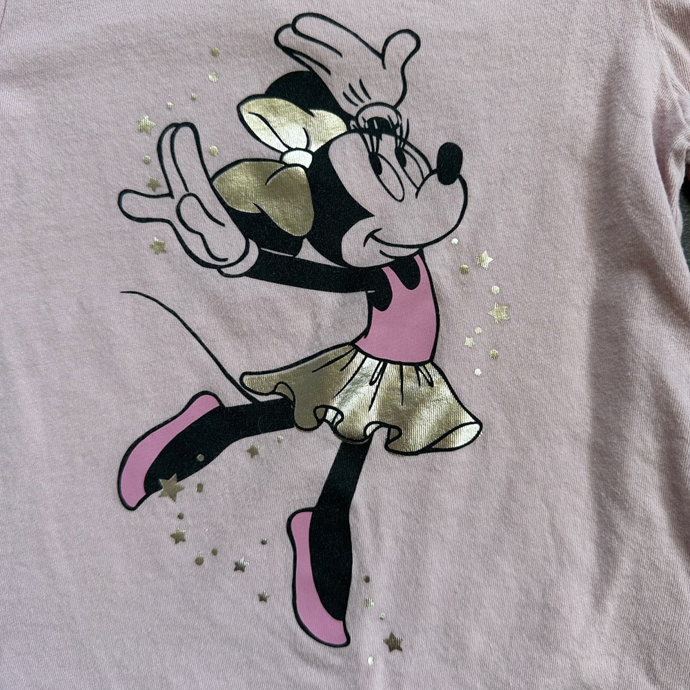 GapXDisney Toddler Girl Long Sleeve Shirts - Set of 3 - Picture 7 of 14